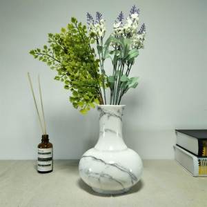 南威石材-腰鼓形花瓶