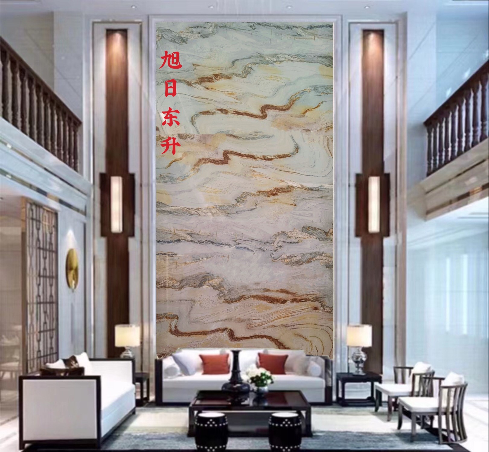 三拼旭日东升-鹏翔石材城