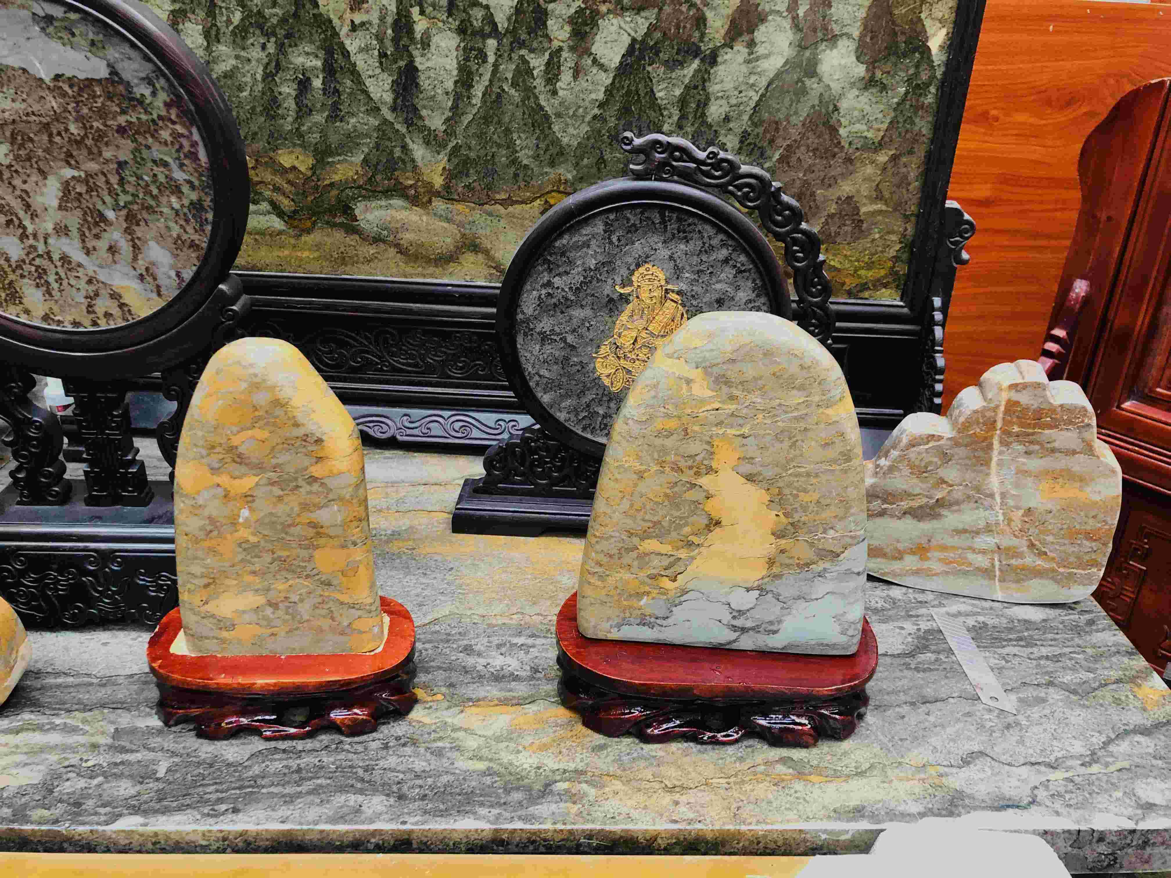 泰山石摆件-泰山风水石