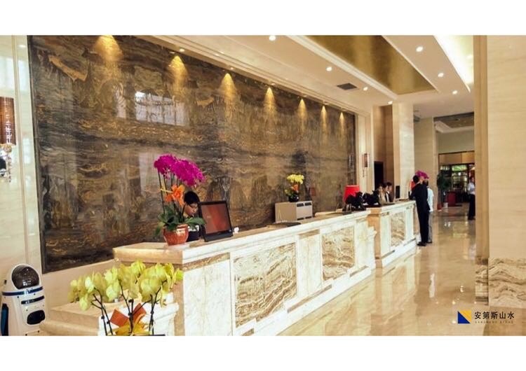 泰山天然石画-泰山风水石