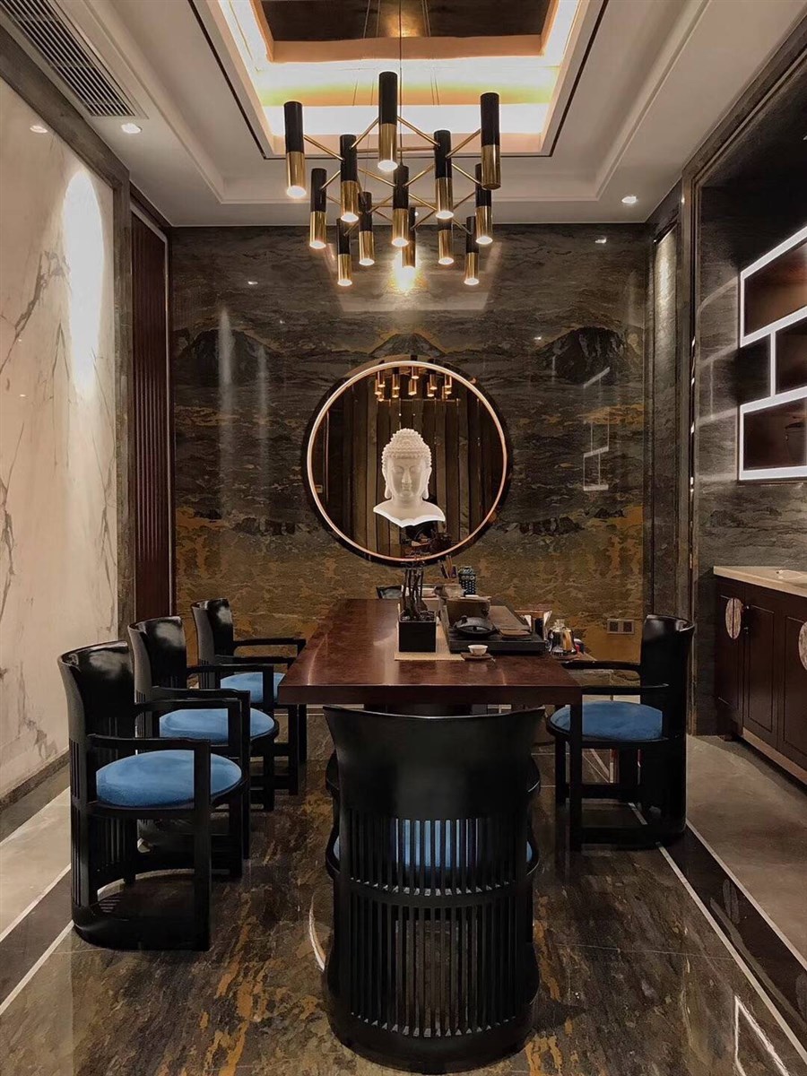 泰山天然石画-泰山风水石