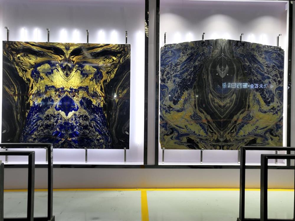新景泰蓝透光板-金石桥奢石
