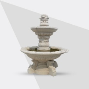 世磊石雕工艺-喷水池