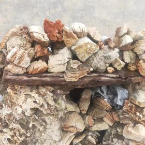长工石材雕刻网络工作室-太行山奇石，千层石，自然石奇石