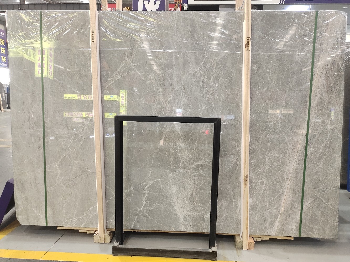 美锦矿浅蓝底爱马仕灰-慧石石业