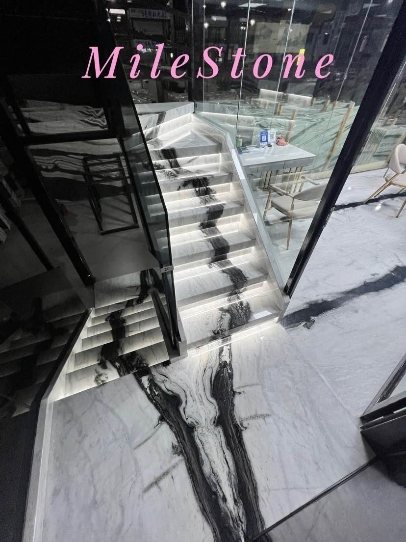熊猫白楼梯-齐达石业MileStone