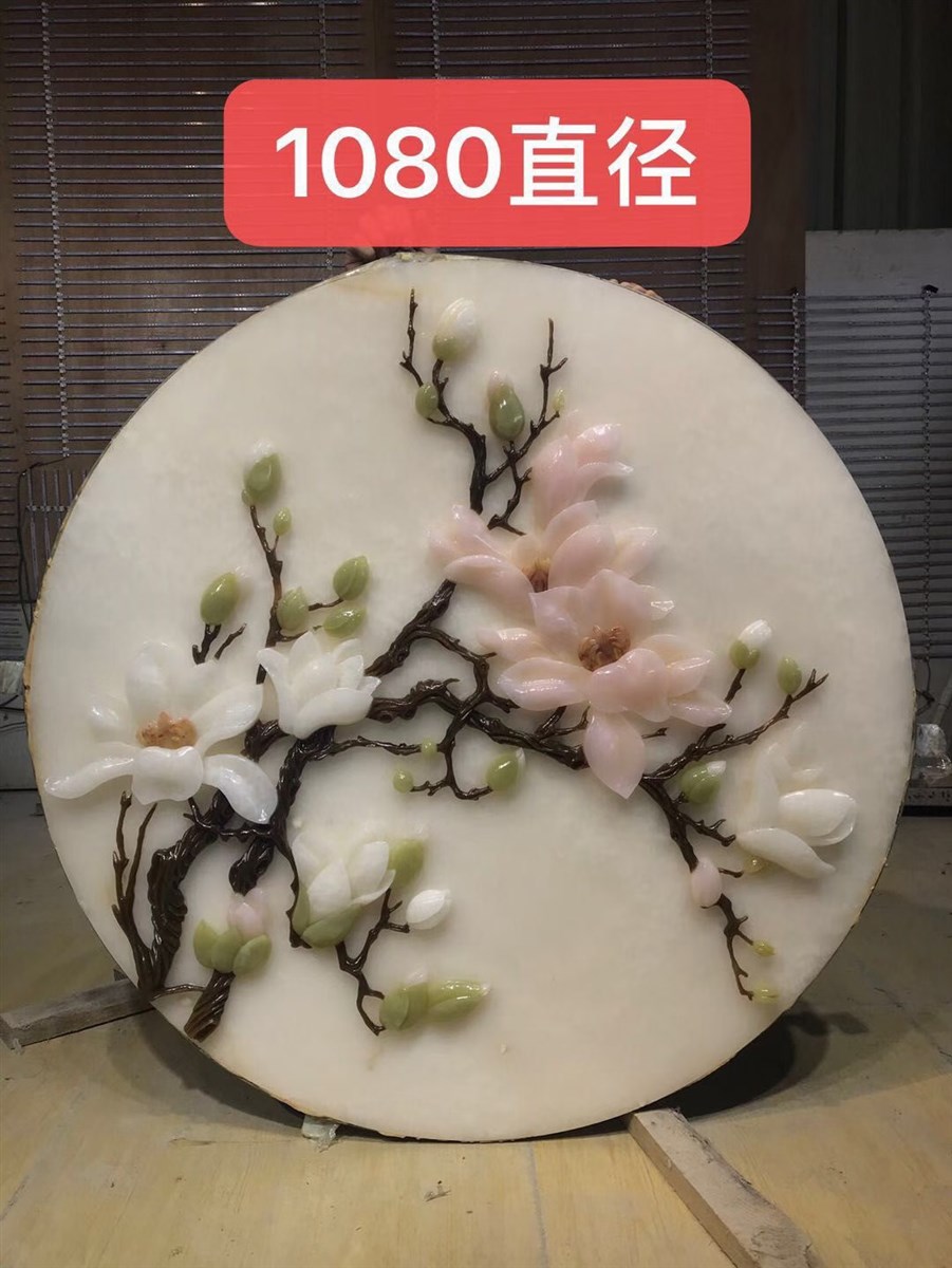 天然玉石 手工彩雕 工艺品制作-福建潮然奢石台面加工厂