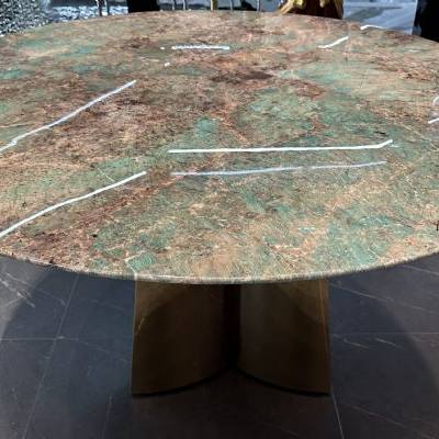 亚马逊绿圆餐桌产地-亚马逊绿圆餐桌福建石材-亚马逊绿圆餐桌产地源头厂家-石材助手