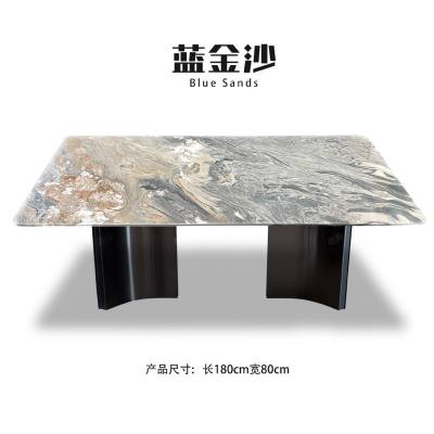 蓝金沙——XY1201-4（仅桌面）长方形桌-蓝金沙——XY1201-4（仅桌面）1.6m-1.8m石材-蓝金沙——XY1201-4（仅桌面）长方形桌源头厂家-石材助手