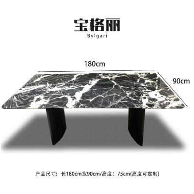 宝格丽黑——XY03177-3（仅桌面）长方形桌-宝格丽黑——XY03177-3（仅桌面）1.6m-1.8m石材-宝格丽黑——XY03177-3（仅桌面）长方形桌源头厂家-石材助手
