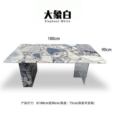 大象白——XYCC6-1（仅桌面）长方形桌-大象白——XYCC6-1（仅桌面）1.6m-1.8m石材-大象白——XYCC6-1（仅桌面）长方形桌源头厂家-石材助手