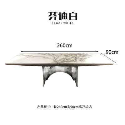 芬迪白——XYR722-1（仅桌面）长方形桌-芬迪白——XYR722-1（仅桌面）2400以上石材-芬迪白——XYR722-1（仅桌面）长方形桌源头厂家-石材助手