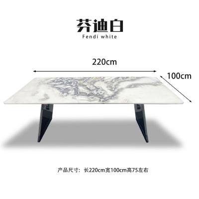 芬迪白——XYR721-3（仅桌面）长方形桌-芬迪白——XYR721-3（仅桌面）1.9m-2.4m石材-芬迪白——XYR721-3（仅桌面）长方形桌源头厂家-石材助手