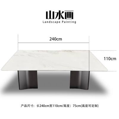 山水画——XY171-1（仅桌面）长方形桌-山水画——XY171-1（仅桌面）1.9m-2.4m石材-山水画——XY171-1（仅桌面）长方形桌源头厂家-石材助手